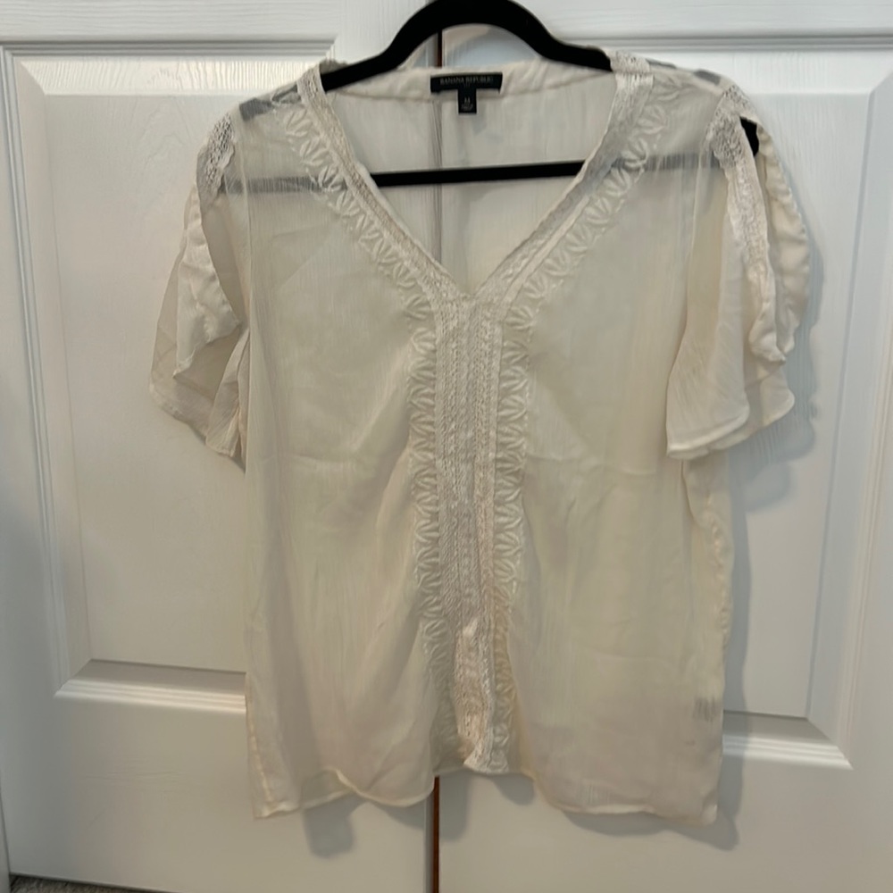 Banana Republic sheer top